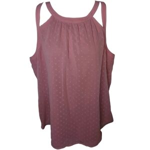 NWT Candies Juniors Double Lined Textured Heart Sleeveless Top